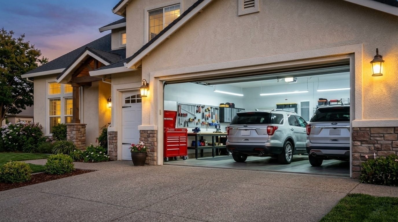 Laura Stewart Garage Door Seal Pros Overhead Garage Door Gliding Open in Lindsay, CA